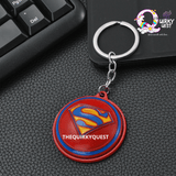 Superman Rotating Keychain - The Quirky Quest TheQuirkyQuest