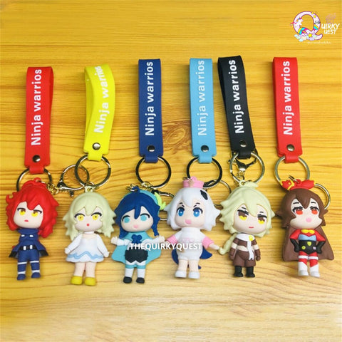 Genshin Impact Silicon Keychain + Bagcharm (Set of 6) - The Quirky Quest TheQuirkyQuest