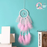 Dreamcatcher with Shiny Beads and Feathers TheQuirkyQuest
