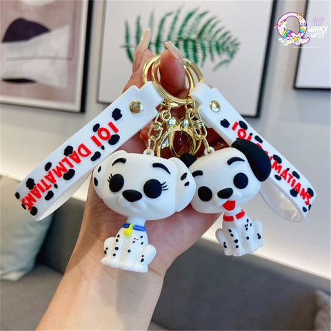 101 Dalmatian 3D Keychains (Set of 2) TheQuirkyQuest
