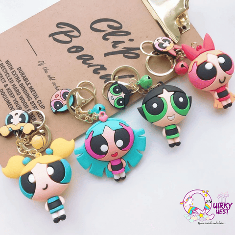 Powerpuff Girls Keychains - The Quirky Quest TheQuirkyQuest
