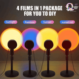 Sunset Projection Spot Lamp (4 in 1) - The Quirky Quest TheQuirkyQuest