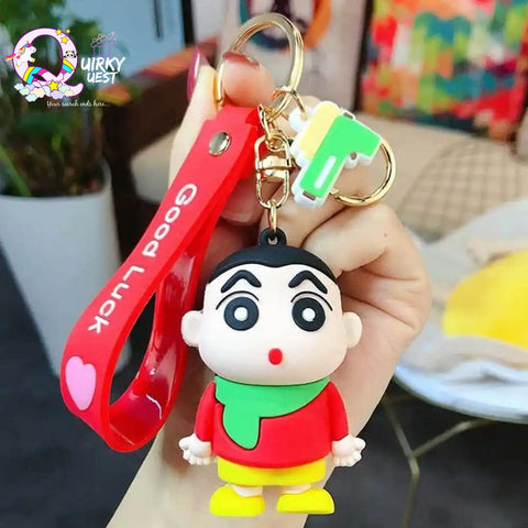 Cute Shinchan Keychain (3D) - The Quirky Quest TheQuirkyQuest
