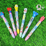 BT21 Multicolor Pen 7 in 1 (Pack of 6) - The Quirky Quest TheQuirkyQuest