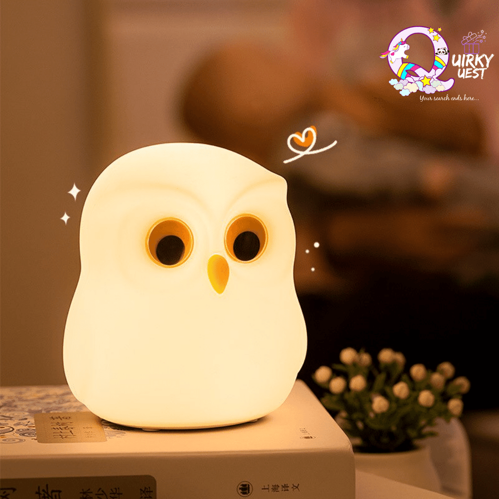 Cute Owl Night Lamp with 7 Colours TheQuirkyQuest