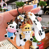 Cute Cow Keychain - The Quirky Quest TheQuirkyQuest