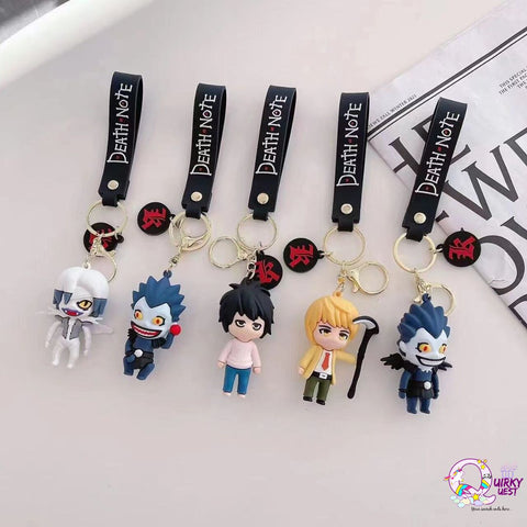 Death Note Anime Keychains (Set of 4) TheQuirkyQuest