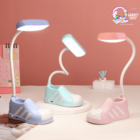 Pastel Shoe Table Lamp - Cute Desk Accessory TheQuirkyQuest