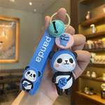Cute Cartoon 3D Panda Keychain TheQuirkyQuest