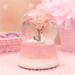 Romantic Lovers under Cherry Blossom Tree | Musical Snow Dome TheQuirkyQuest