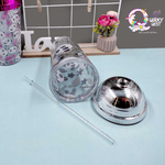 Cute Panda Holographic Sipper Bottle with Straw TheQuirkyQuest