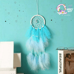 Dreamcatcher with Shiny Beads and Feathers TheQuirkyQuest
