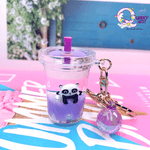 Floating Panda Sipper Keychain TheQuirkyQuest