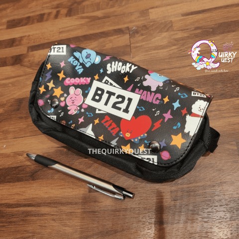 BTS Pouch | BT21 Pouch (Stationery Lovers) TheQuirkyQuest