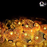 Led Golden Metal Copper String Fairy Lights - The Quirky Quest TheQuirkyQuest
