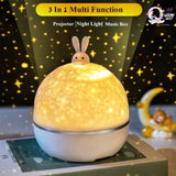 Rechargeable Bunny Projector Night Lamp (8 in 1 films) TheQuirkyQuest