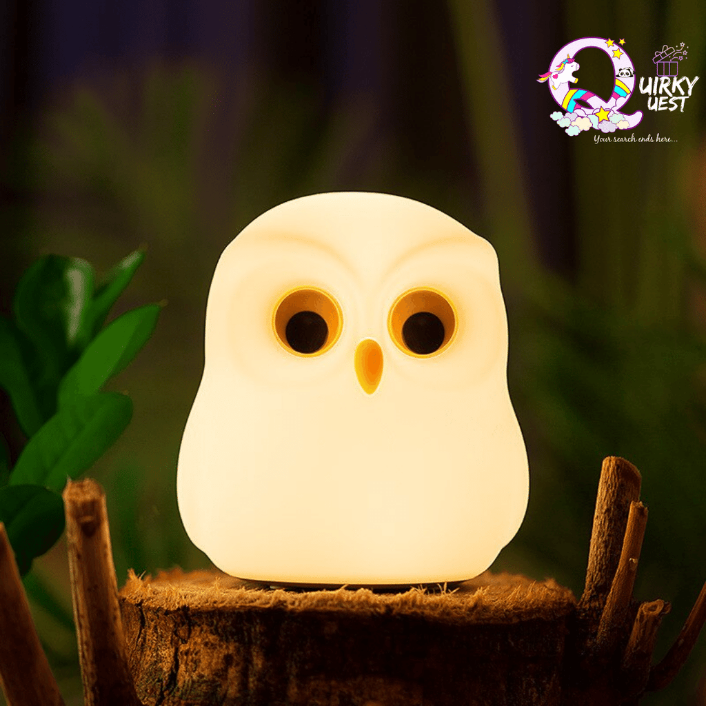 Cute Owl Night Lamp with 7 Colours TheQuirkyQuest