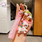 Cute Unicorn Keychain - The Quirky Quest TheQuirkyQuest