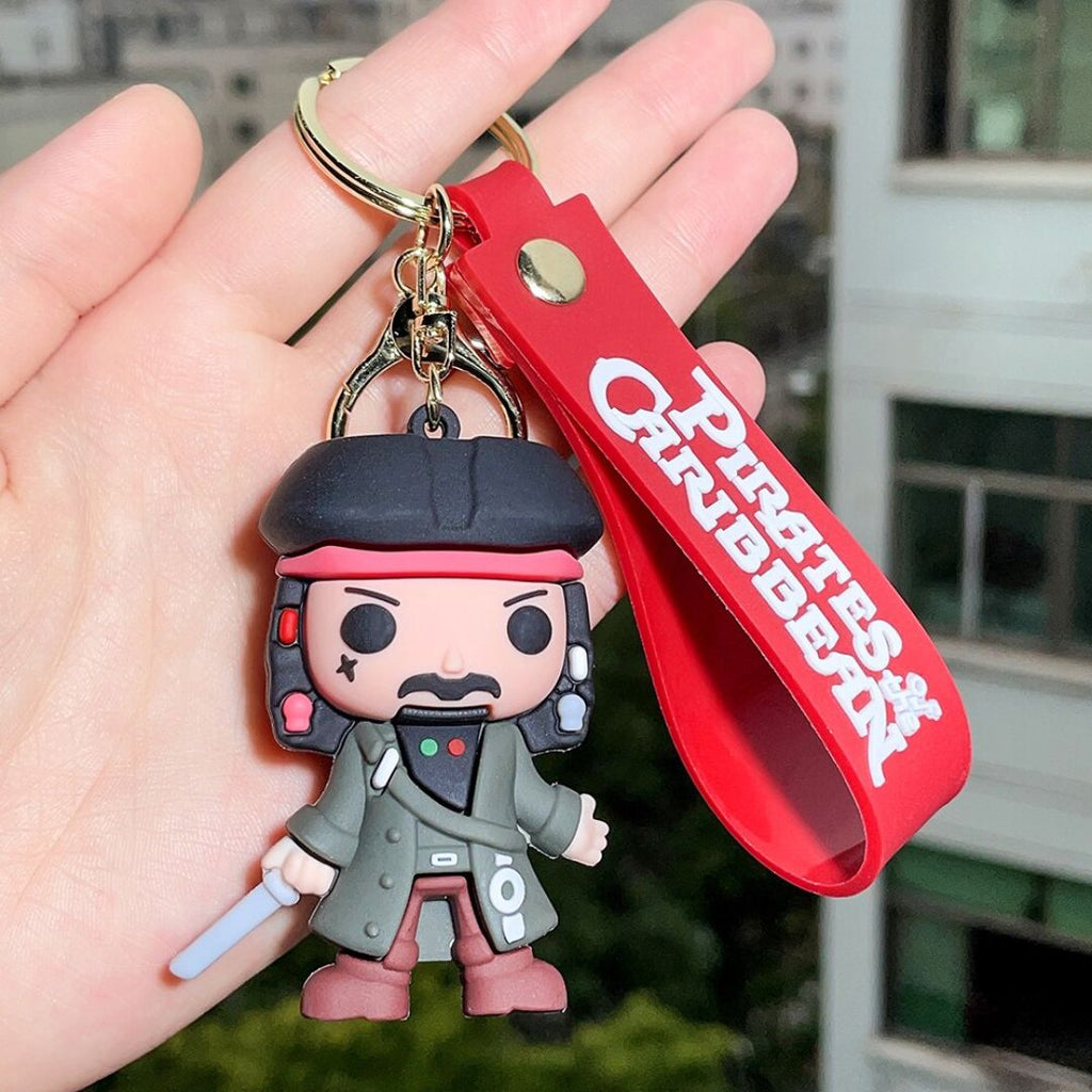 Pirates of the Caribbean Jack Sparrow Keychain