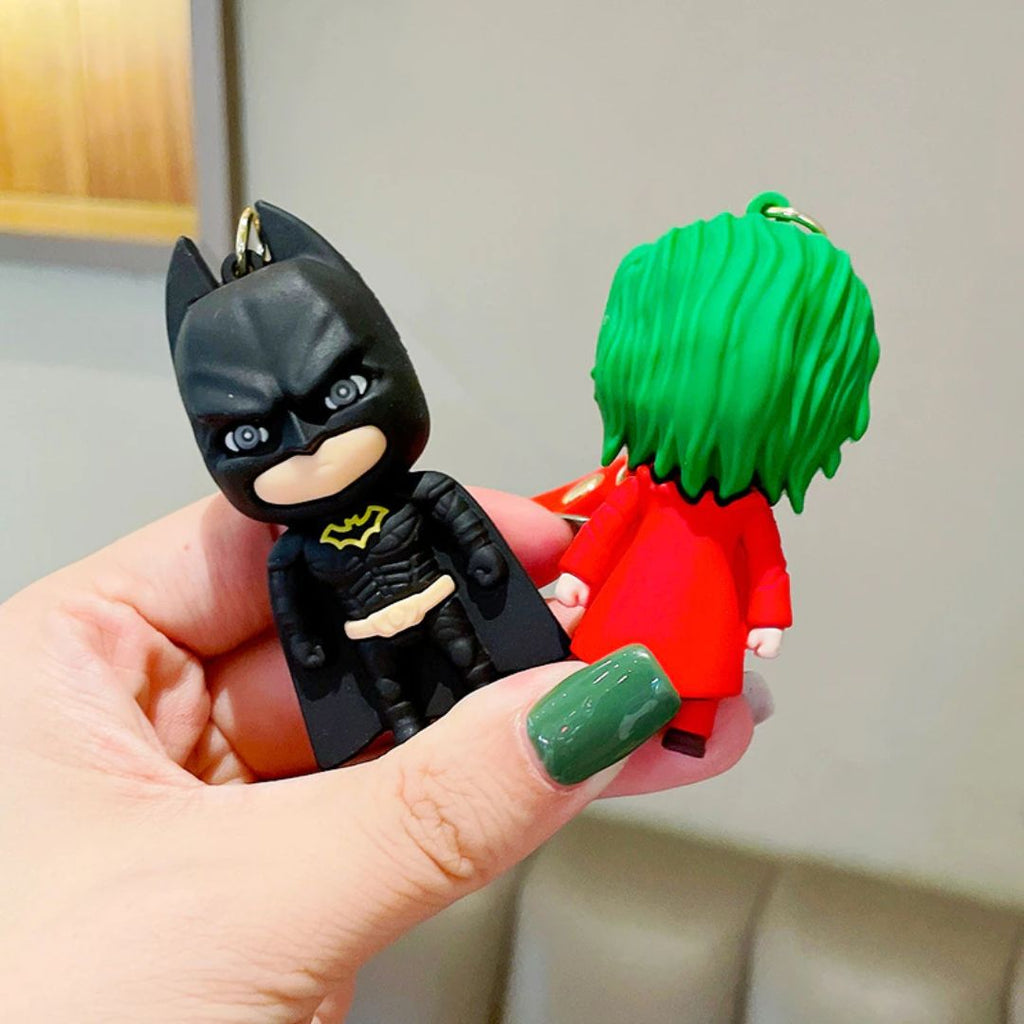 BATMAN & JOCKER - 3D Keychain : : Keyring Blue Sky