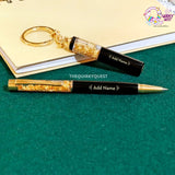 Personalised Pen and Keychain Set of 2- NO COD - The Quirky Quest TheQuirkyQuest