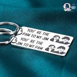 The Office Keychains | You're the Jim to my Pam | Set of 2 pcs TheQuirkyQuest