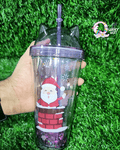 Holographic Christmas Sipper Bottle - The Quirky Quest TheQuirkyQuest