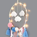 3D Cloud Colorful Dream Catcher with LED TheQuirkyQuest