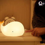 Cute Whale Touch Silicone Lamp - 7 Colours TheQuirkyQuest