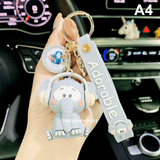 Adorable Elephant Keychain With Bagcharm And Strap TheQuirkyQuest