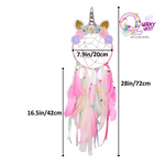 3D Unicorn Colorful Dream Catcher with LED TheQuirkyQuest