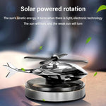 Solar Helicopter Car Air Freshener Aromatherapy TheQuirkyQuest