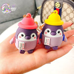 Cute Penguin Keychain With Bagcharm And Strap - The Quirky Quest TheQuirkyQuest
