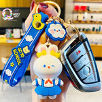 Cute Rabbit Doll Keychains (Set of 2) - The Quirky Quest TheQuirkyQuest