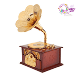 Gramophone Shaped Classic Vintage Music Box - The Quirky Quest TheQuirkyQuest