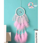 Dreamcatcher with Shiny Beads and Feathers TheQuirkyQuest
