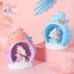 Cute Mermaid Shell Bedside LED Night Lamp TheQuirkyQuest