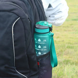 Motivational Fitness Bottle (1 Litre) with Time Marker TheQuirkyQuest
