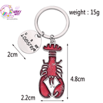 Friends You're My Lobster Keychain - The Quirky Quest TheQuirkyQuest