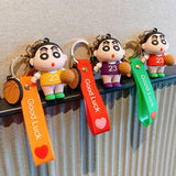 Shinchan Keychain (3D) with Bagcharm and Strap - The Quirky Quest TheQuirkyQuest