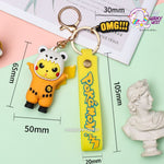 Stylish 3D Pikachu Keychain - The Quirky Quest TheQuirkyQuest
