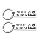 The Office Keychains | You're the Jim to my Pam | Set of 2 pcs TheQuirkyQuest