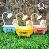 Bathtub Desk Lamp with Pen Stand & Sharpener TheQuirkyQuest