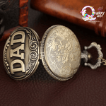 DAD Pocket Watch - Quartz Keychain TheQuirkyQuest