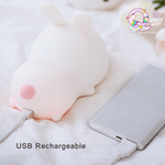 Cute Bunny Silicone Touch Lamp (Remote Controlled) TheQuirkyQuest