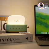 Cute Bedside Toast Night Lamp - The Quirky Quest TheQuirkyQuest