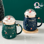 Christmas Mug With Santa Lid TheQuirkyQuest