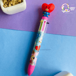 BT21 Multicolor Pen 7 in 1 (Pack of 6) - The Quirky Quest TheQuirkyQuest