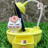 Bathtub Desk Lamp with Pen Stand & Sharpener TheQuirkyQuest