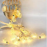 Led Golden Metal Copper String Lights (Bulb Shaped)- The Quirky Quest TheQuirkyQuest